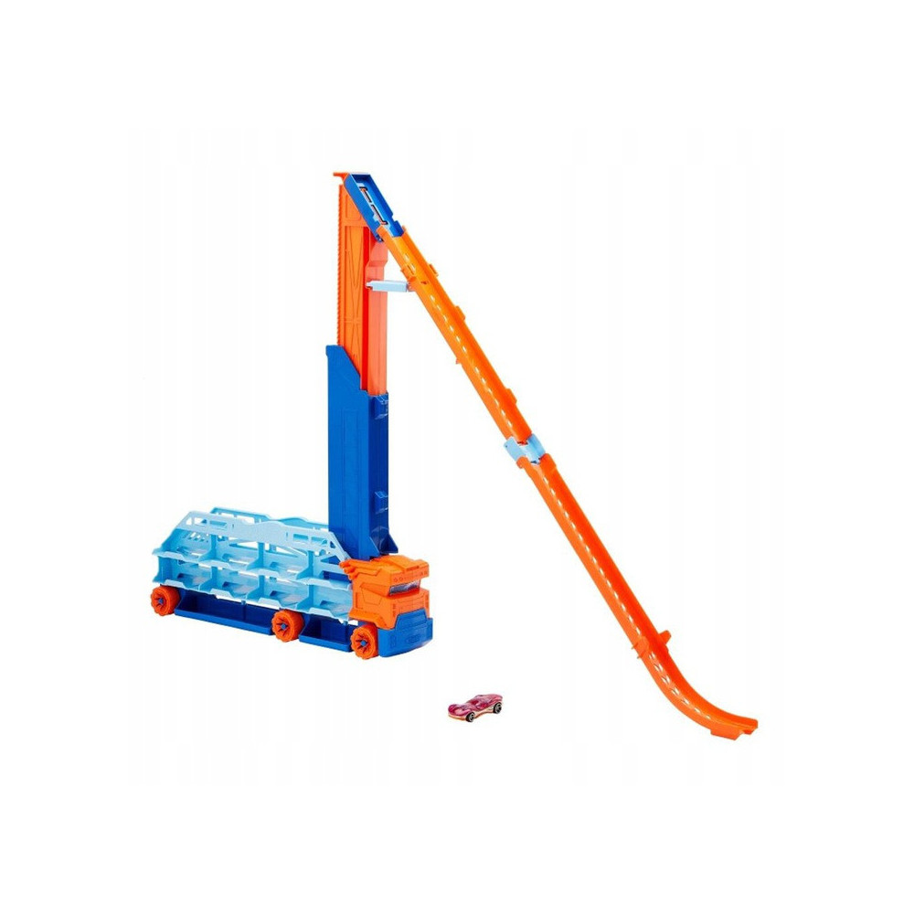Tor samochodowy Hot Wheels City Transporter Epicki Zjazd 2w1 Prezent HDY92