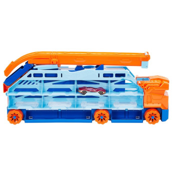 Tor samochodowy Hot Wheels City Transporter Epicki Zjazd 2w1 Prezent HDY92