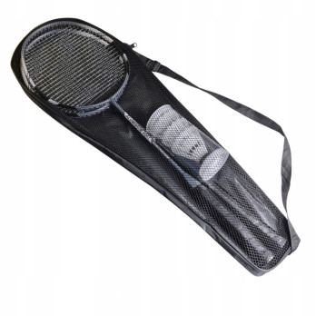 108189 PALETKI RAKIETKI DO GRY W BADMINTONA W FUTERALE + LOTKI