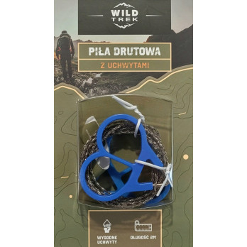 Wild Trek Piła drutowa z uchwytami długość 2 cm wygodne uchwyty