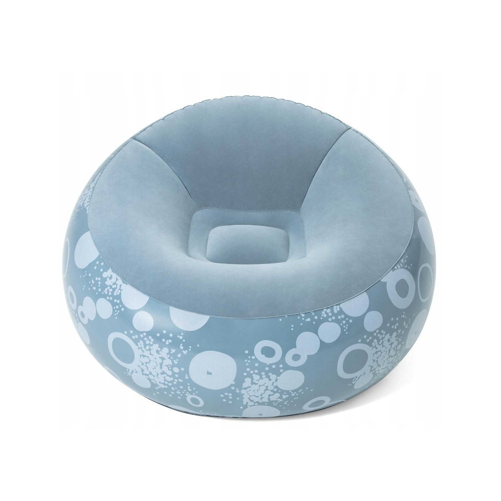 BESTWAY Dmuchany fotel pufa OKRĘGI 1,12 x 1,12 x 66 cm 75072 Dla Dzieci