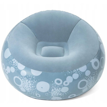 BESTWAY Dmuchany fotel pufa OKRĘGI 1,12 x 1,12 x 66 cm 75072 Dla Dzieci