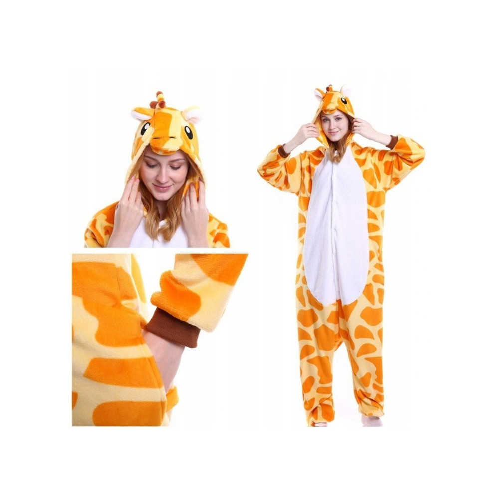 ŻYRAFA ONESIE PIŻAMA DRES KOSTIUM PRZEBRANIE KIGURUMI KOSTIUM XL