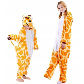 ŻYRAFA ONESIE PIŻAMA DRES KOSTIUM PRZEBRANIE KIGURUMI KOSTIUM XL