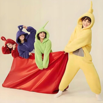 PRZEBRANIE KOMBINEZON ONESIE TELETUBBIES TELETUBISIE DIPSY ZIELONY XL
