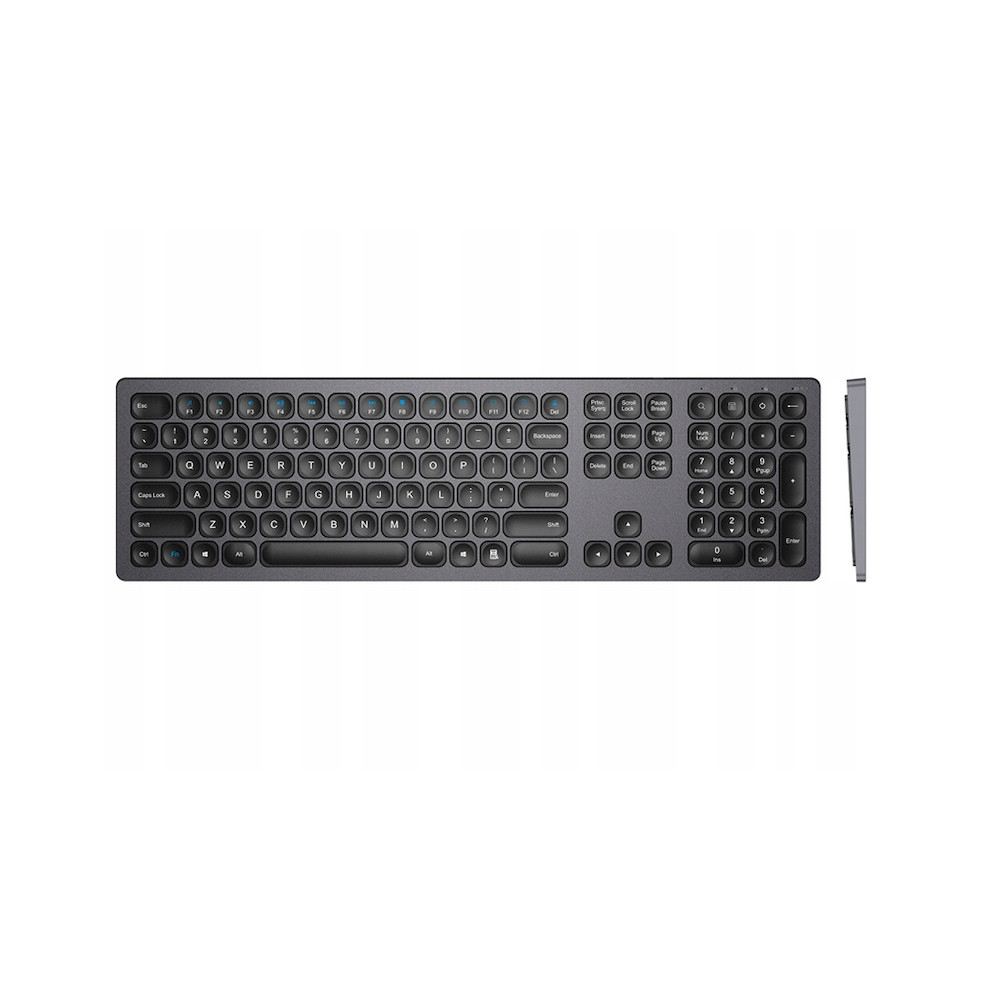 PEŁNOWYMIAROWA KLAWIATURA BEZPRZEWODOWA BK9805 BLUETOOTH 5.0 2.4G