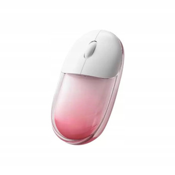 MYSZ BEZPRZEWODOWA BM627 TRANSPARENTNA BLUETOOTH + 2.4GHz RGB KOLORY