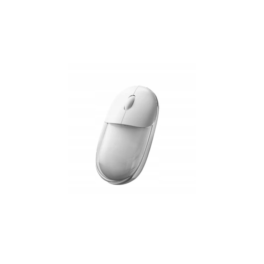 MYSZ BEZPRZEWODOWA BM627 TRANSPARENTNA BLUETOOTH + 2.4GHz RGB KOLORY