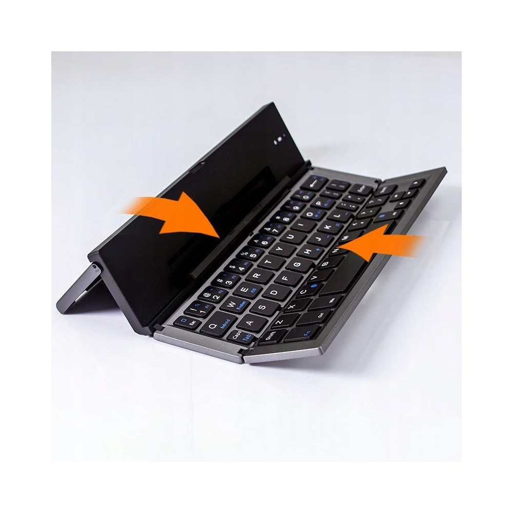KLAWIATURA BLUETOOTH SKŁADANA BEZPRZEWODOWA IOS ANDROID WINDOWS ULTRA SLIM