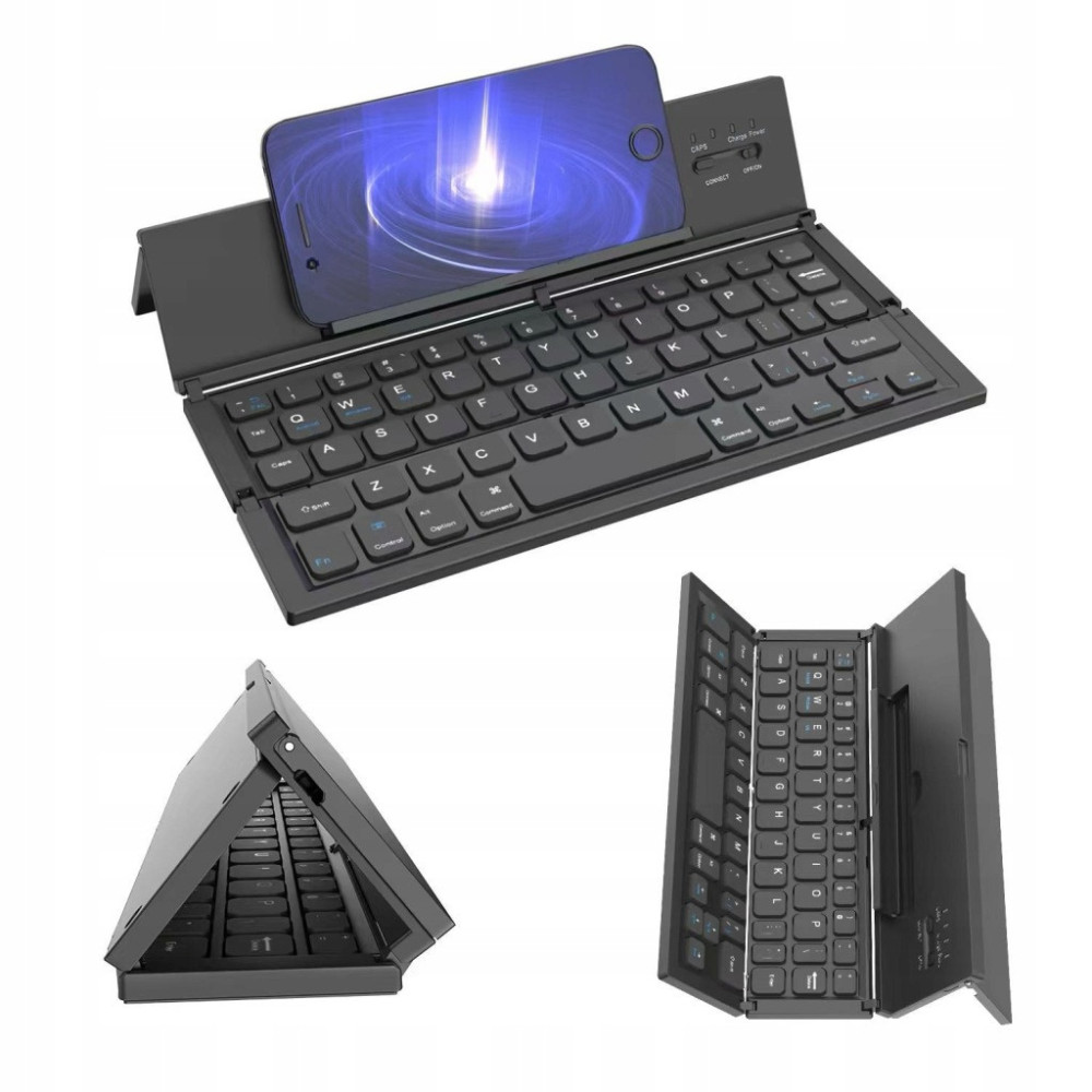 KLAWIATURA BLUETOOTH SKŁADANA BEZPRZEWODOWA IOS ANDROID WINDOWS ULTRA SLIM