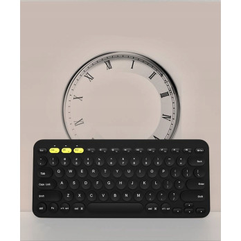 KLAWIATURA BEZPRZEWODOWA BK021 BLUETOOTH 5.0 IOS ANDROID WINDOWS CZARNA