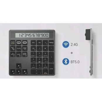 2w1 KLAWIATURA BEZPRZEWODOWA NUMERYCZNA Z KALKULATOREM Bluetooth i 2,4G