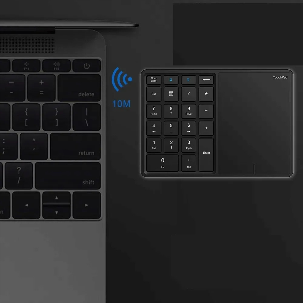 KLAWIATURA NUMERYCZNA BEZPRZEWODOWA DUAL TOUCHPAD