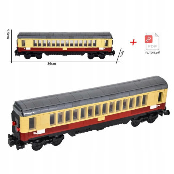 KLOCKI POCIĄG PASAŻERSKI RETRO RHEINGOLD WAGON KOLEJOWY PDF