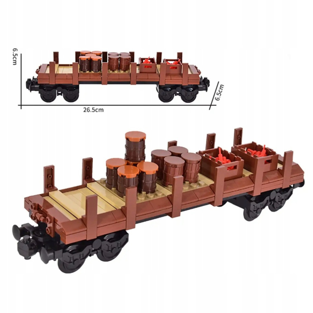 WAGON TOWAROWY WESTERN Z KLOCKÓW KOMPATYBILNY ZESTAW INSTRUKCJA PDF