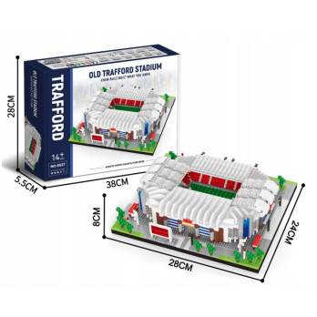 KLOCKI OLD TRAFFORD MANCHESTER UNITED MINI BLOCKS 3380+ REALISTYCZNY MODEL