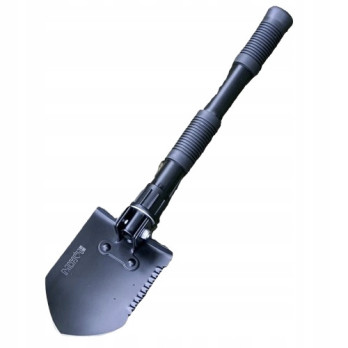 KOMPAKTOWA SAPERKA SKŁADANA 3W1 ŁOPATA SURVIVAL OUTDOOR KILOF PIŁA SZUFLA