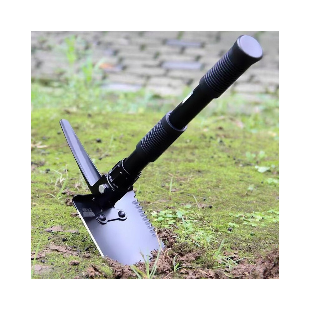 KOMPAKTOWA SAPERKA SKŁADANA 3W1 ŁOPATA SURVIVAL OUTDOOR KILOF PIŁA SZUFLA