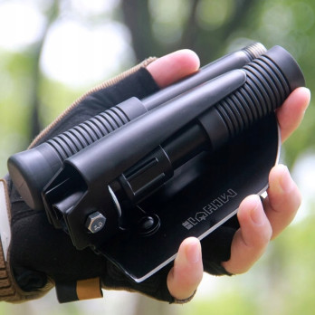 KOMPAKTOWA SAPERKA SKŁADANA 3W1 ŁOPATA SURVIVAL OUTDOOR KILOF PIŁA SZUFLA