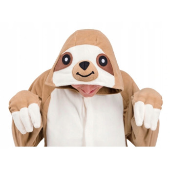 LENIWIEC ONESIE KOMBINEZON KIGURUMI DRES PIŻAMA M