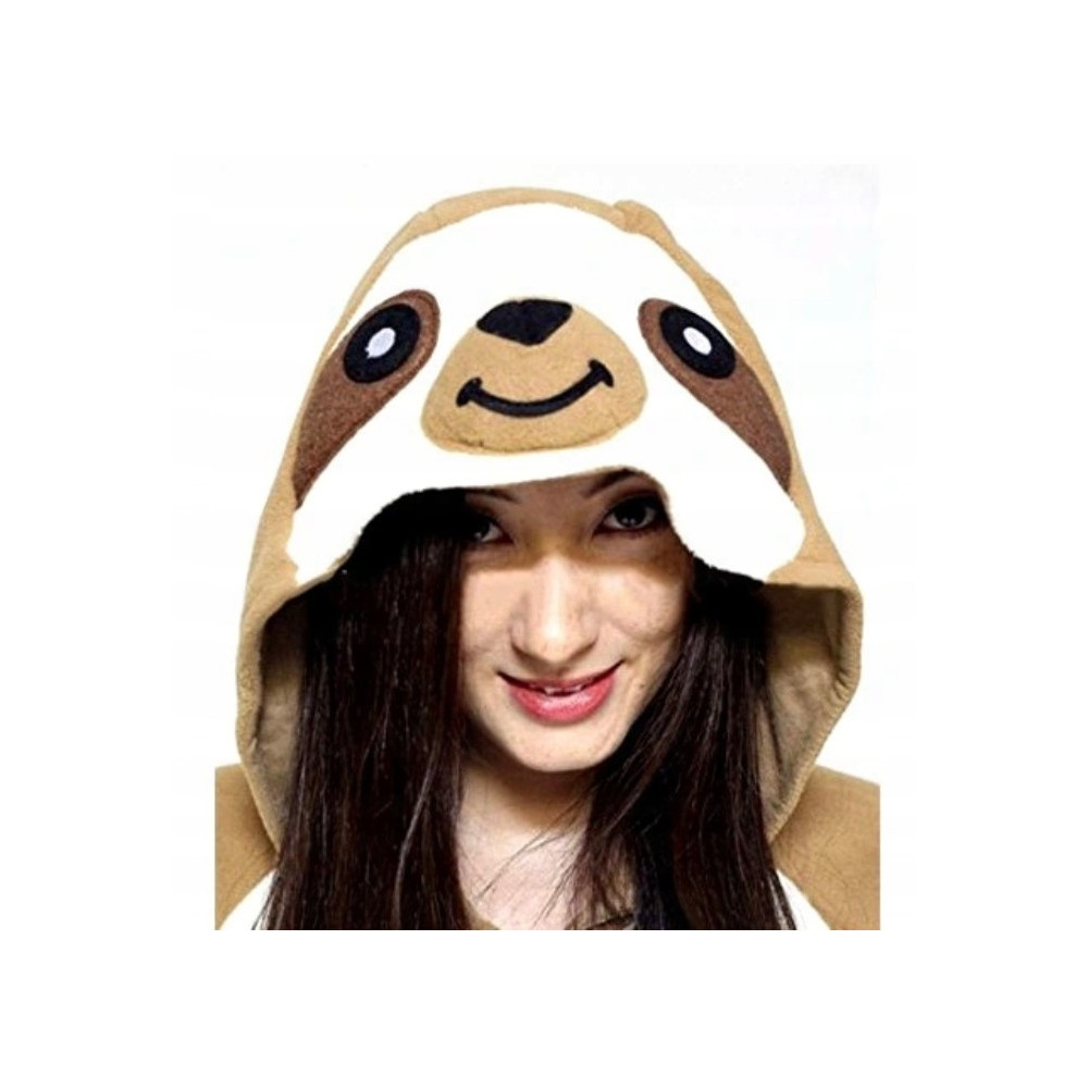 LENIWIEC ONESIE KOMBINEZON KIGURUMI DRES PIŻAMA M