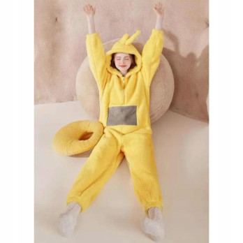 PRZEBRANIE ONESIE KOMBINEZON TELETUBBIES TELETUBISIE LAA-LAA ŻÓŁTA M
