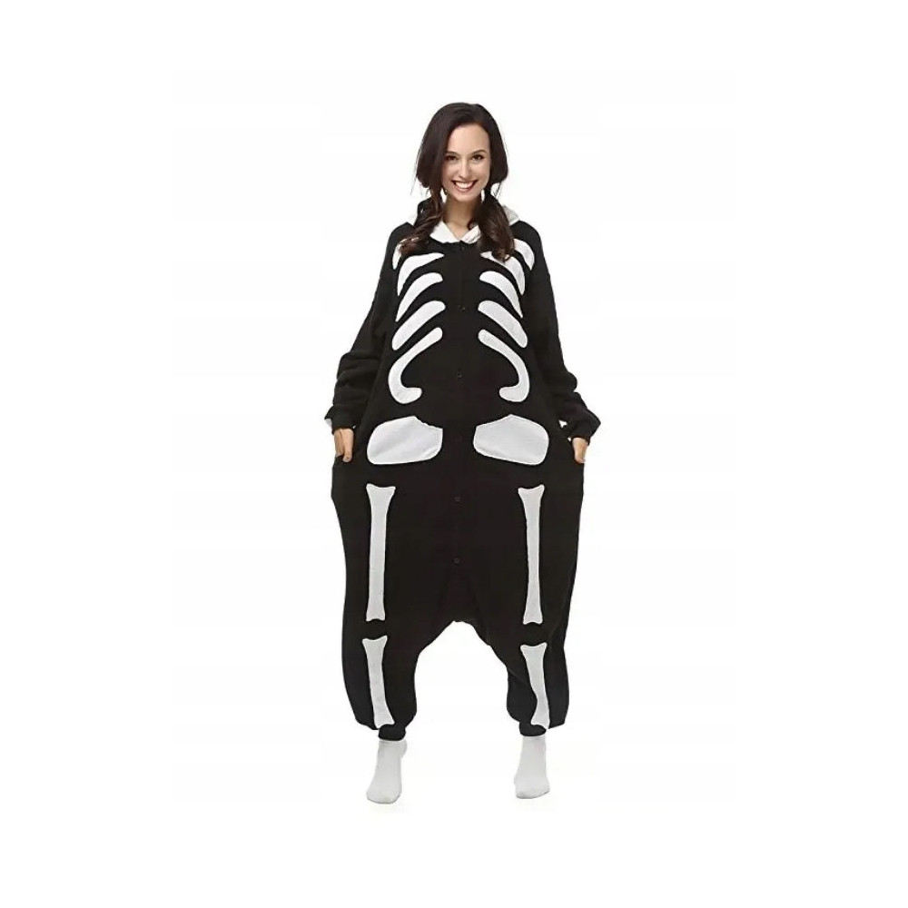 KOŚCIOTRUP-A ONESIE KOMBINEZON DRES KIGURUMI S