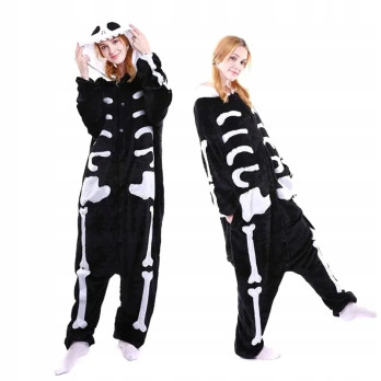 KOŚCIOTRUP-A ONESIE KOMBINEZON DRES KIGURUMI M