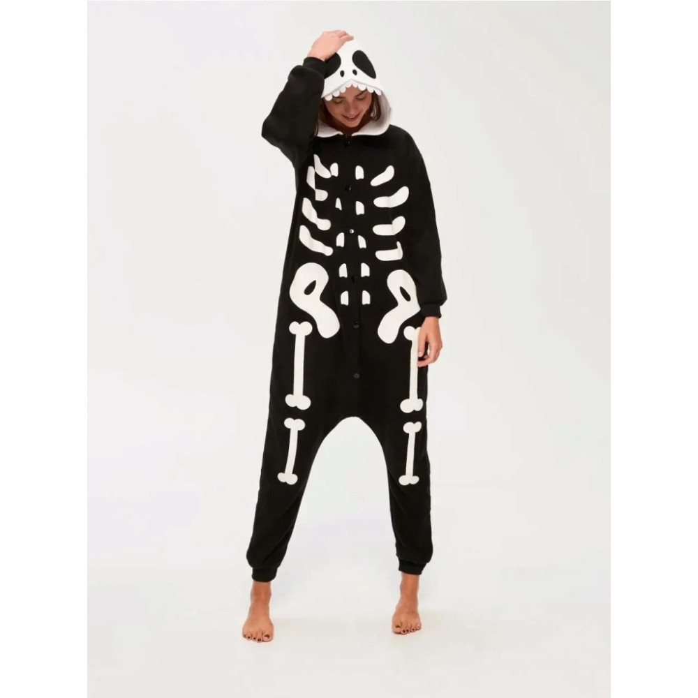 KOŚCIOTRUP-A ONESIE KOMBINEZON DRES KIGURUMI XL