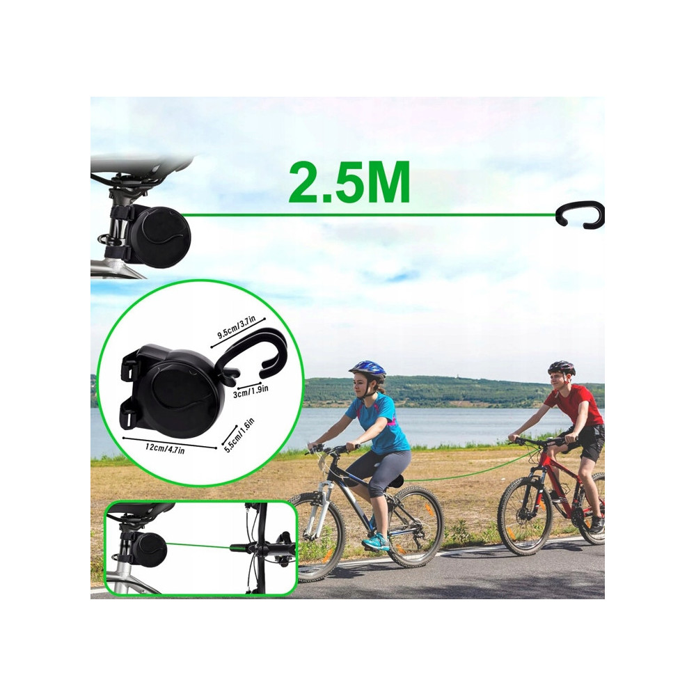HOL ROWEROWY LINKA HOLOWNICZA DO ROWERU DZIECKA AUTOMATYCZNA 2.5M MOCNA