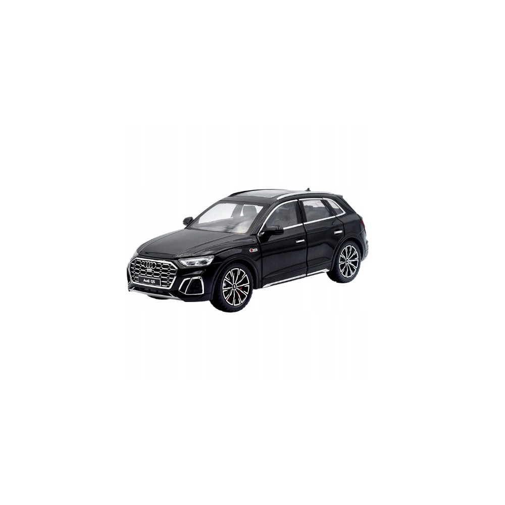 AUDI Q5 METALOWY MODEL SAMOCHODU 1:24 DŹWIĘK ŚWIATŁO CZARNY PREZENT