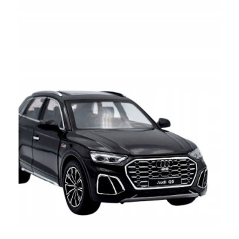 AUDI Q5 METALOWY MODEL SAMOCHODU 1:24 DŹWIĘK ŚWIATŁO CZARNY PREZENT