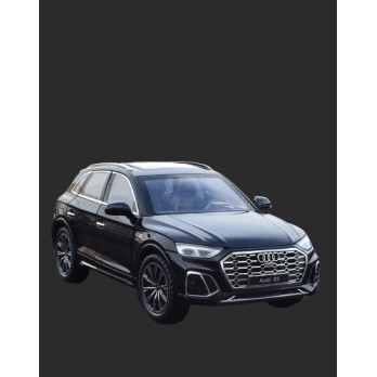 AUDI Q5 METALOWY MODEL SAMOCHODU 1:24 DŹWIĘK ŚWIATŁO CZARNY PREZENT