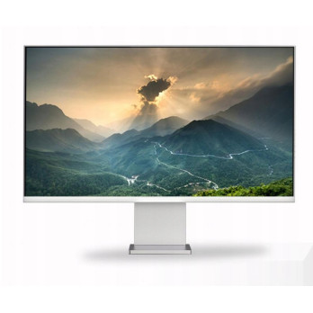 ALUMINIOWY SREBRNY MONITOR 5K O PRZEKĄTNEJ 27'' 61x50x35 cm LED FULL