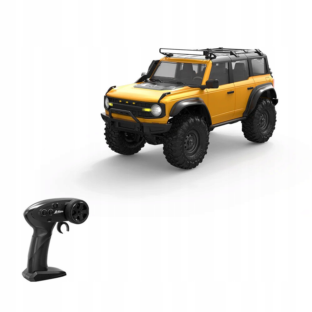 SAMOCHÓD RC OFF-ROAD 4x4 1:16 RTR ZDALNIE STEROWANY TERENOWY SUV ŻÓŁTY