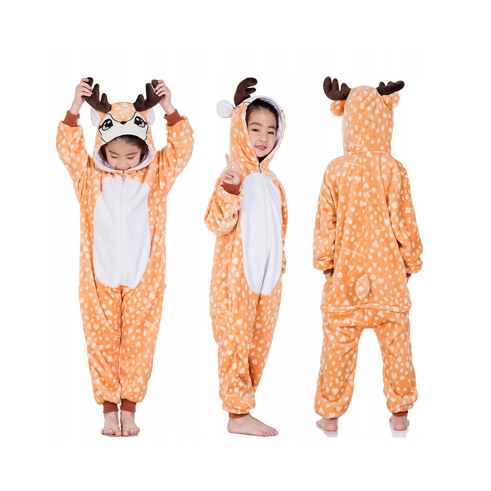 JELONEK ONESIE DRES PRZEBRANIE PIŻAMA KOMBINEZON KIGURUMI DEER XL