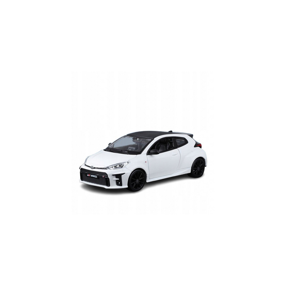 TOYOTA YARIS METALOWY MODEL SAMOCHODU 1:24 BIAŁY