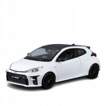 TOYOTA YARIS METALOWY MODEL SAMOCHODU 1:24 BIAŁY