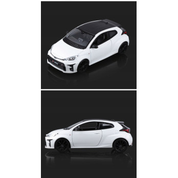 TOYOTA YARIS METALOWY MODEL SAMOCHODU 1:24 BIAŁY