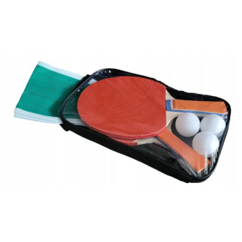 Zestaw Siatka Do Tenisa Stołowego PING PONG paletki siatka piłki turystyczn