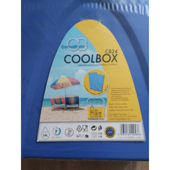Lodówka turystyczna COOLBOX 24L pojemna plaża camping piknik