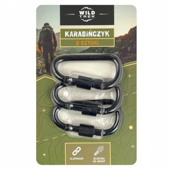 31* WILD TREK Karabińczyk 3 szt.