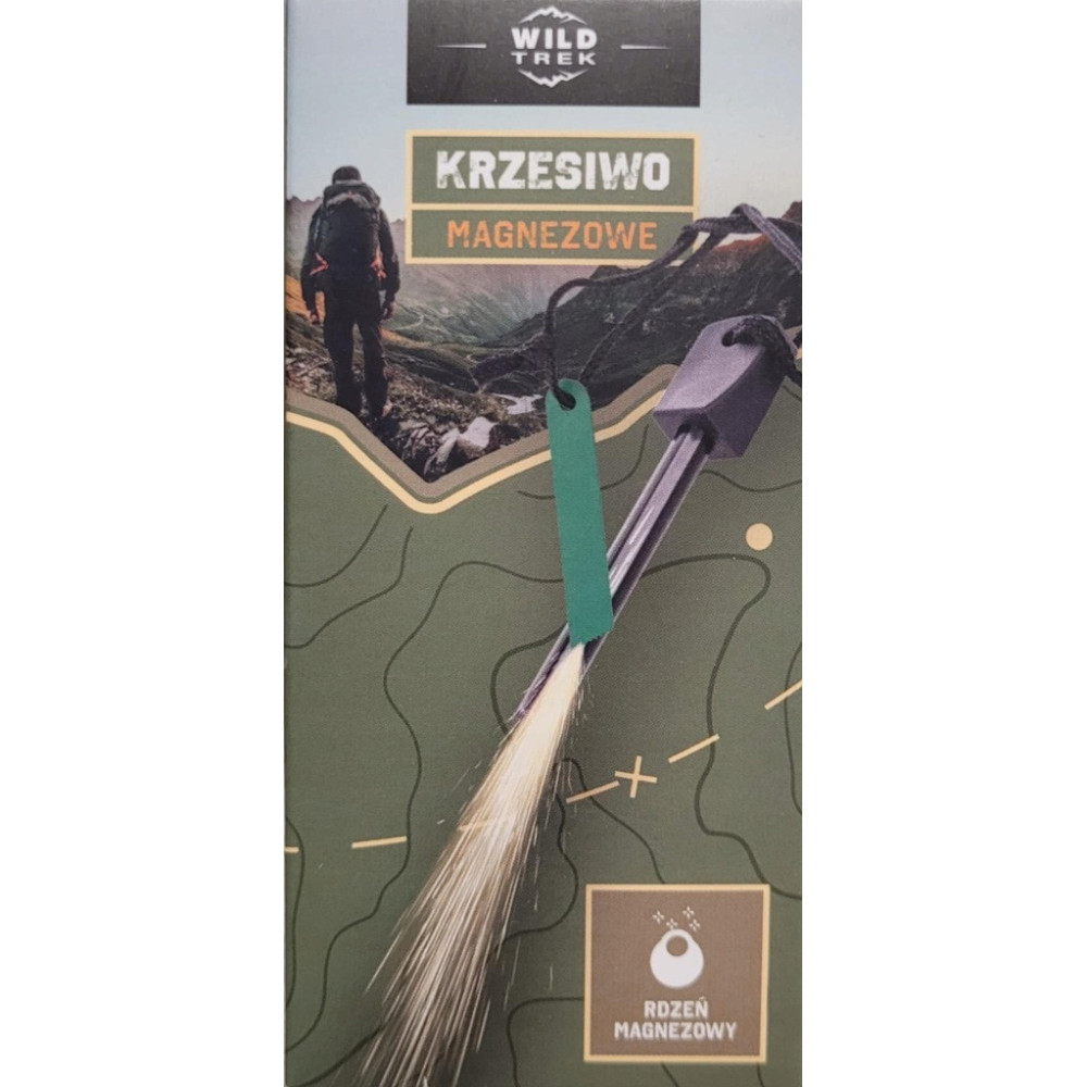 Wild Trek Krzesiwo Magnetyczne Zdzeń Magnezowy Super Jakość