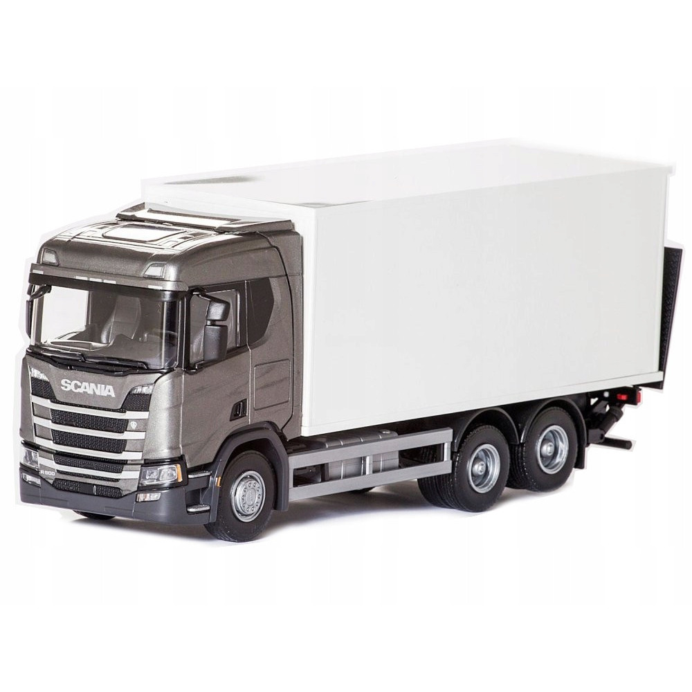 Scania CR z podnośnikiem szara metalik Emek 89603