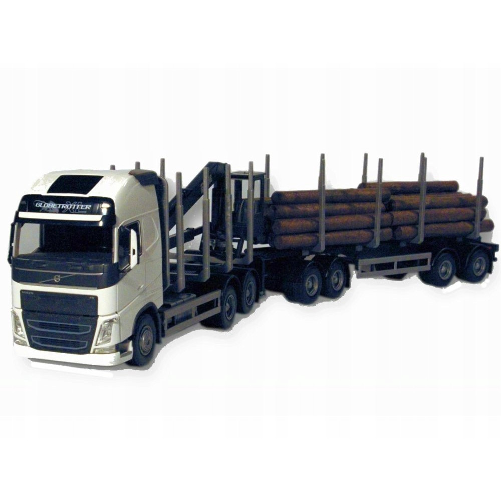 Volvo FH16 750 TRANSPORTER DREWNA Emek 71302 BIAŁY