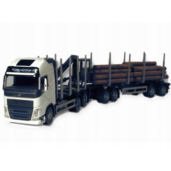 Volvo FH16 750 TRANSPORTER DREWNA Emek 71302 BIAŁY