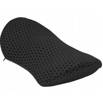GTMax Poduszka lędźwiowa zapamiętująca kształt ciała 46x23x11cm czarna