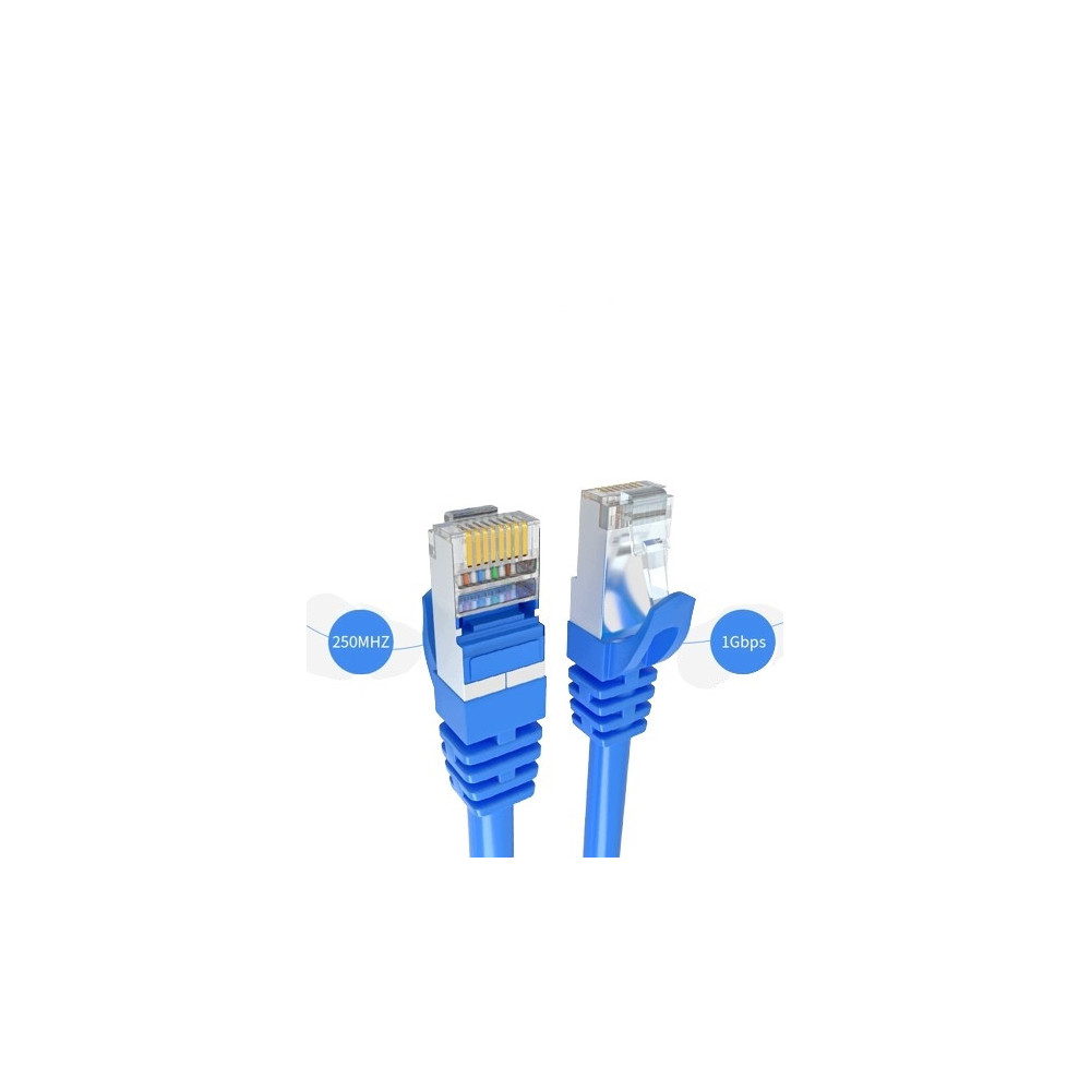 KABEL SIECIOWY ZWORKA RJ45 KATEGORIA 6 SZYBKI INTERNET CZARNY 20M