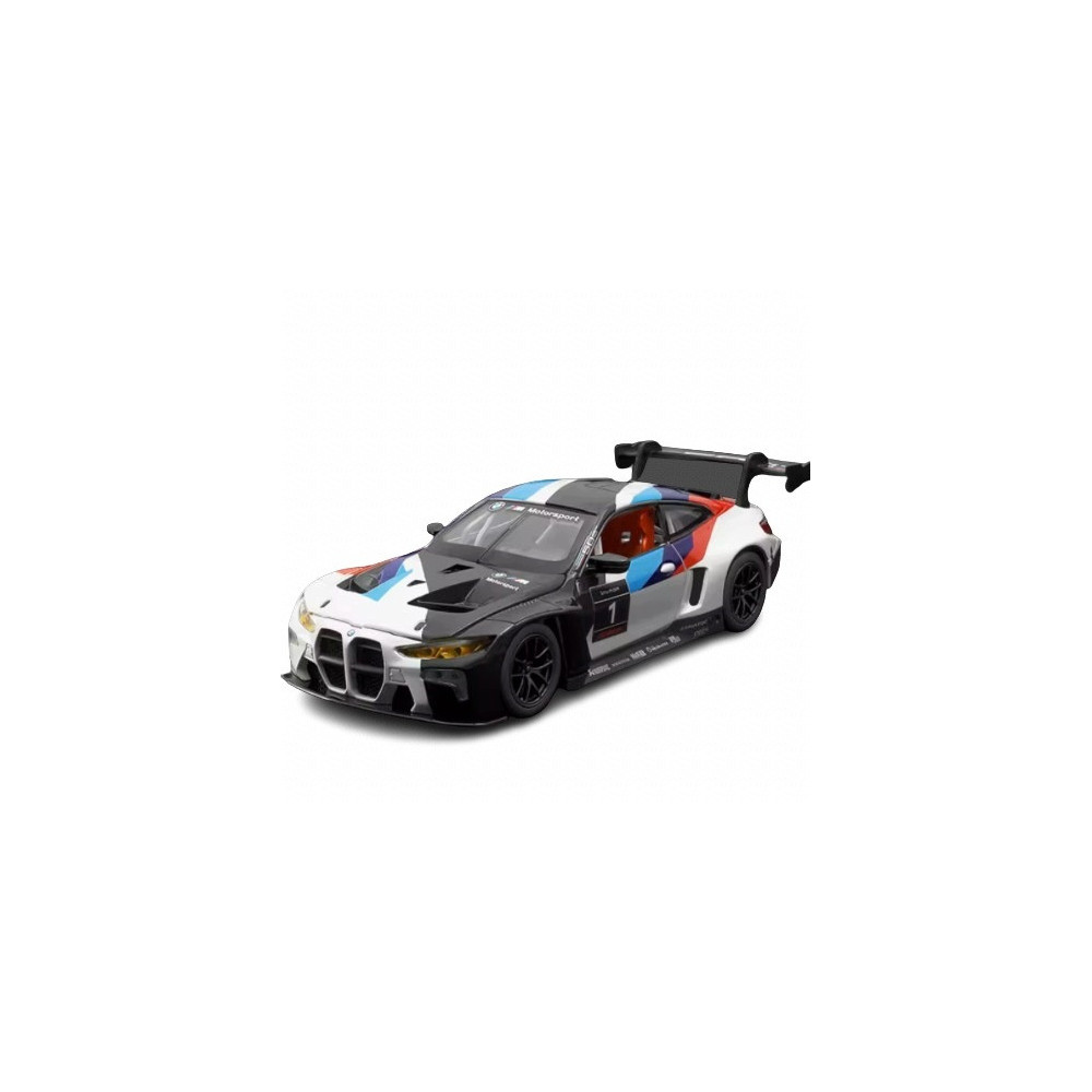 BMW M4 GT3 MODEL METALOWY 1:24 DIE CAST ŚWIATŁA DŹWIĘK OTWIERANY