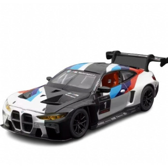 BMW M4 GT3 MODEL METALOWY 1:24 DIE CAST ŚWIATŁA DŹWIĘK OTWIERANY